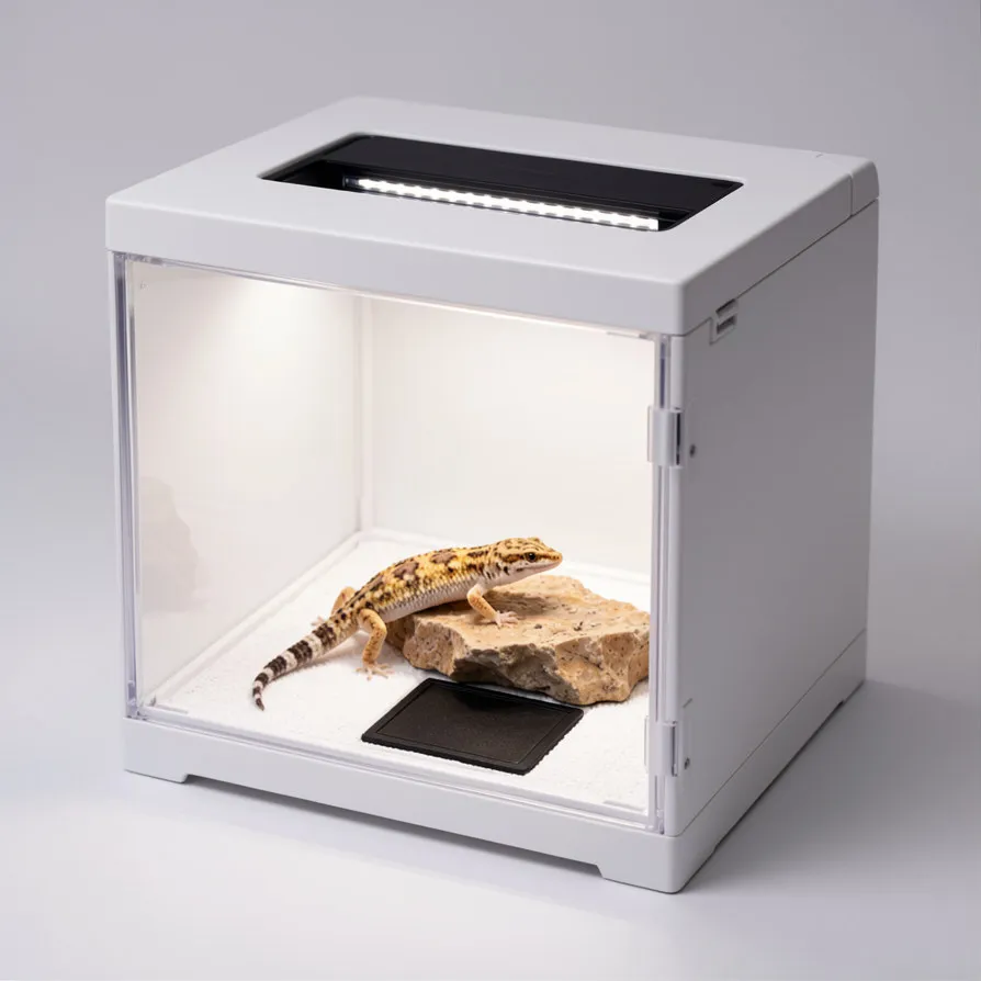 4x2x2 SmartClimate PVC integrated heating lighting wholesale reptile enclosures tank