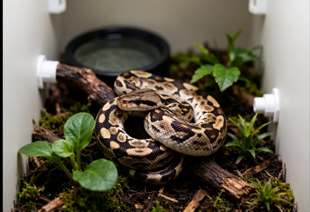 Reptile Enclosure Manufacturer Ball Python Bioactive Terrarium White PVC Snake Habitat